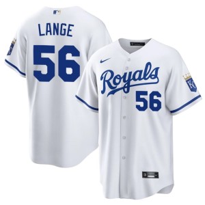 Alex Lange The Blue Crew Men 2026-27 #56 White Jersey 540402-517