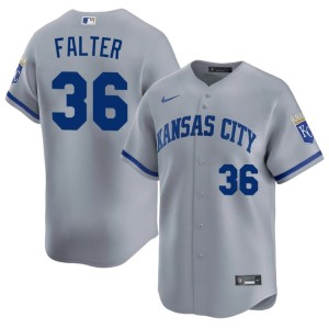 #36 KC Men Bailey Falter Gray 2026 Jersey 331419-834