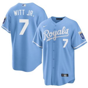 #7 Blue The Blue Crew Bobby Witt Jr. Mens Player Jersey 693739-103