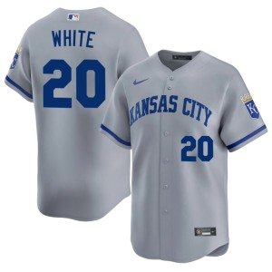 Frank White The 'Yals Gray #20 Mens 2026-27 Jerseys 848784-288