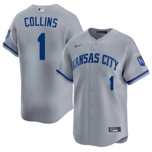 Isaac Collins Gray Replica The Boys in Blue Men #1 Jersey 354252-130