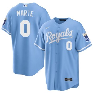 Blue The Blue Crew Limited Starling Marte #0 Mens Jerseys 799165-455
