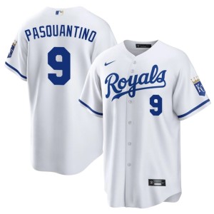 #9 White Mens Authentic Vinnie Pasquantino The Crowns Jerseys 339289-452
