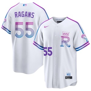 City Connect Cole Ragans Game White #55 The Blue Crew Men Jersey 717770-703