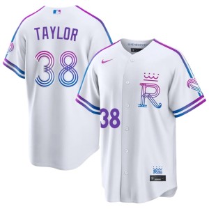 City Connect The Boys in Blue Men New White Josh Taylor #38 Jersey 801064-953