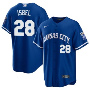 Game The 'Yals Men's Kyle Isbel Royal #28 Jersey 379118-969