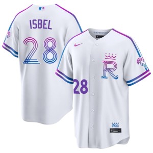 City Connect KCR #28 White Kyle Isbel 2026-27 Men Jerseys 496698-884