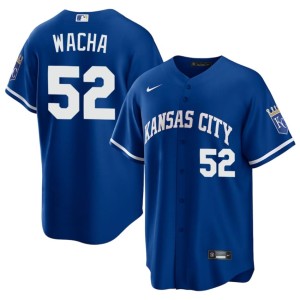 Michael Wacha KC Replica Royal Mens #52 Jerseys 630215-485