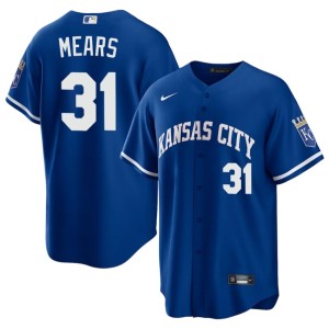 #31 Men's Royal The Blue Crew Nick Mears New Jerseys 811878-203
