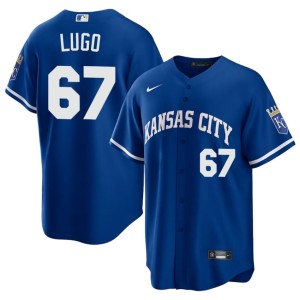 #67 Kansas City Royals Seth Lugo Royal Stitched Men's Jersey 199262-444