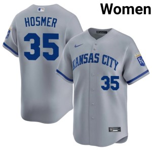 Gray #35 KC Royals Official Women's Eric Hosmer Jerseys 783517-458