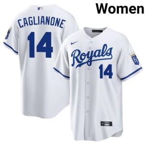 Jac Caglianone White Kansas City Royals #14 Game Womens Jerseys 545213-586