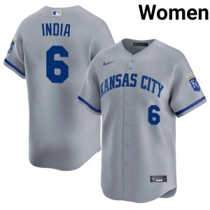 Gray Jonathan India 2026-27 KCR #6 Women's Jerseys 900198-991