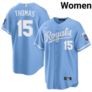 Blue Authentic #15 KC Lane Thomas Womens Jersey 262904-139