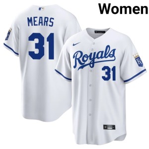 Womens White Player #31 The Blue Crew Nick Mears Jersey 725915-769