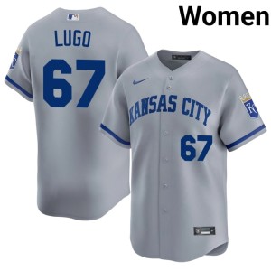 Popular Seth Lugo KC Royals Women #67 Gray Jerseys 758916-641
