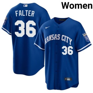 Royal Game The Boys in Blue Bailey Falter #36 Women Jerseys 766682-629