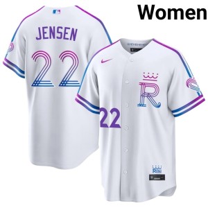City Connect White #22 2026-27 Womens Carter Jensen KC Royals Jersey 397564-485
