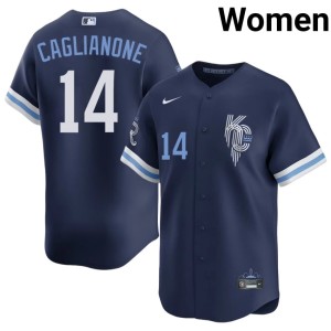 City Connect The Crowns Navy #14 Player Women Jac Caglianone Jersey 146187-303