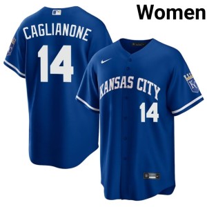 The Boys in Blue Royal MLB Jac Caglianone #14 Women's Jerseys 437860-816
