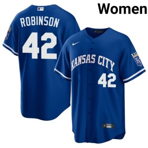 #42 KC Royals Royal 2026 Women's Jackie Robinson Jersey 323223-457