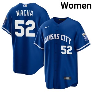 Womens Michael Wacha The Crowns #52 Popular Royal Jersey 718634-853