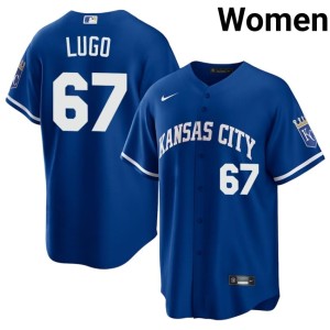 KC Royals Women's #67 Seth Lugo Royal Stitched Jersey 152734-343