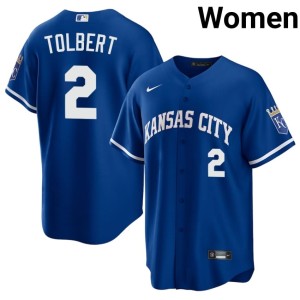 Game #2 Tyler Tolbert Royal The 'Yals Women Jerseys 193258-996