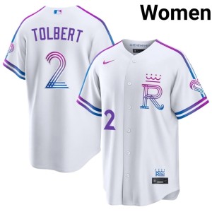 City Connect Tyler Tolbert #2 Women White KCR Game Jersey 875447-331