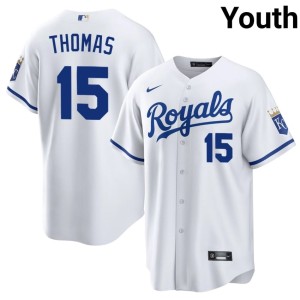 Lane Thomas Youth #15 White Authentic KCR Jerseys 611811-618