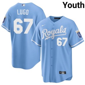 Player KCR Blue Seth Lugo Youth #67 Jersey 273231-887