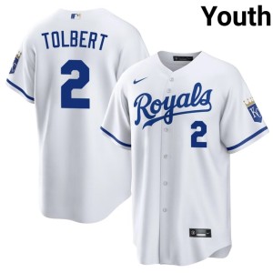 Youth Tyler Tolbert Royals White Official #2 Jersey 468949-517