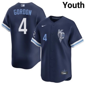 City Connect Alex Gordon Navy New #4 Youth The Blue Crew Jerseys 791144-256