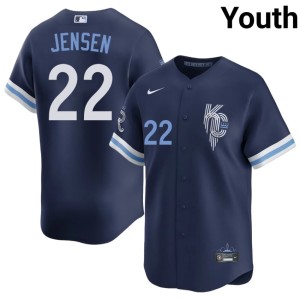 City Connect The Blue Crew Navy 2026-27 Carter Jensen #22 Youth Jerseys 212332-923