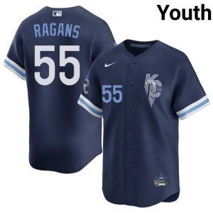 City Connect Cole Ragans Limited The Boys in Blue Youth #55 Navy Jerseys 217348-256