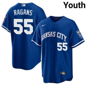 Royal #55 The Crowns Authentic Cole Ragans Youth Jerseys 132384-869