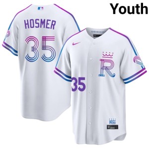 City Connect Youth Popular #35 White The Crowns Eric Hosmer Jerseys 545271-546