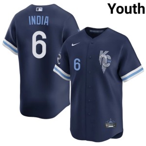City Connect Navy #6 Limited Jonathan India Youth KCR Jersey 824733-193