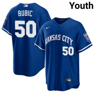 #50 Kris Bubic Royal The Crowns Youth Stitched Jersey 258698-726