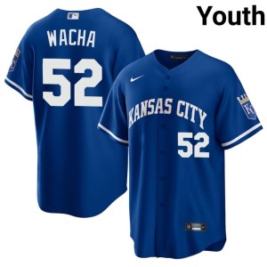#52 Michael Wacha Royal New Youth The 'Yals Jerseys 814382-485
